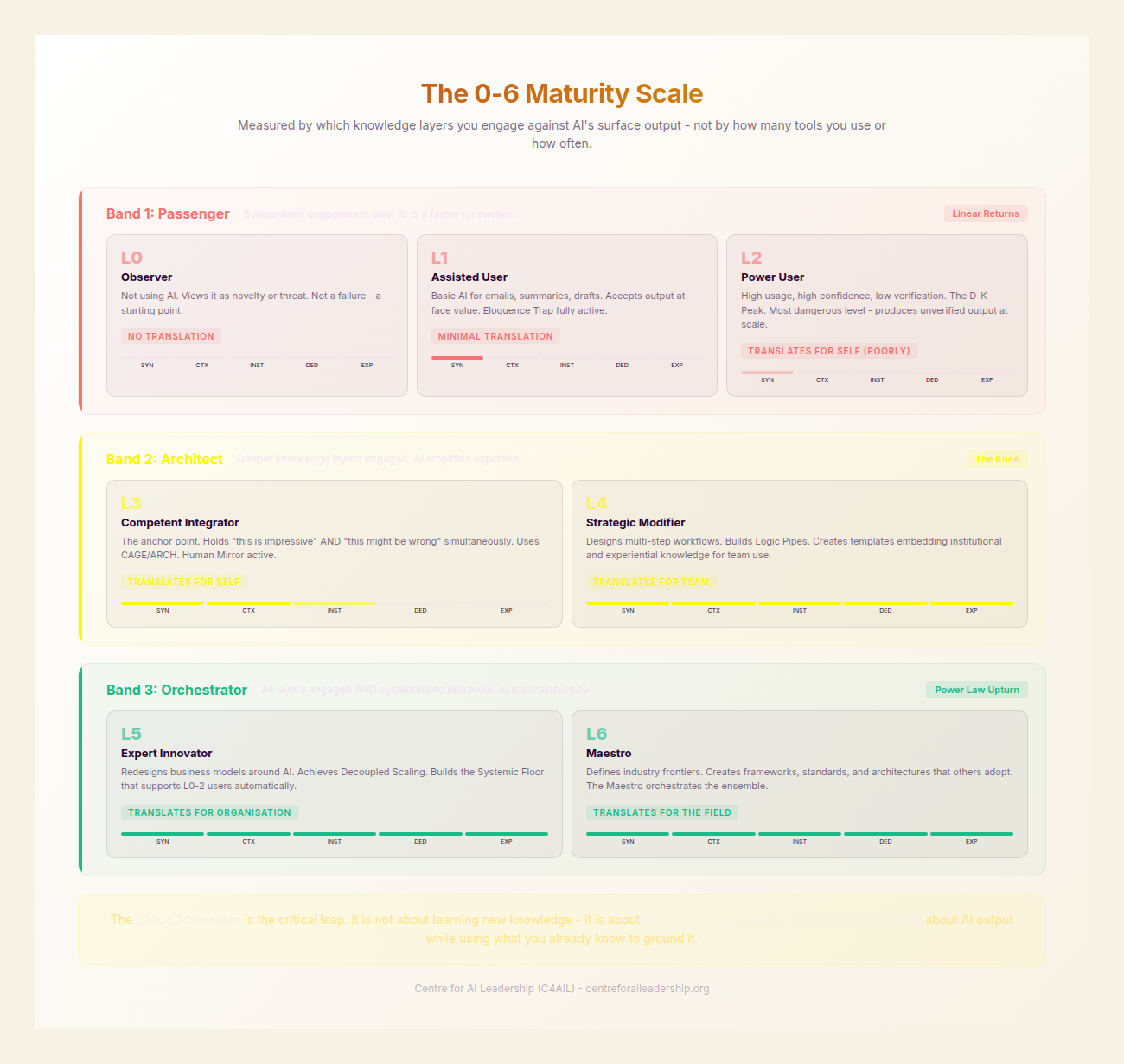 The 0-6 Maturity Scale